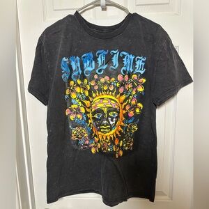 The Phluid Project Sublime Black Mineral Wash T-Shirt